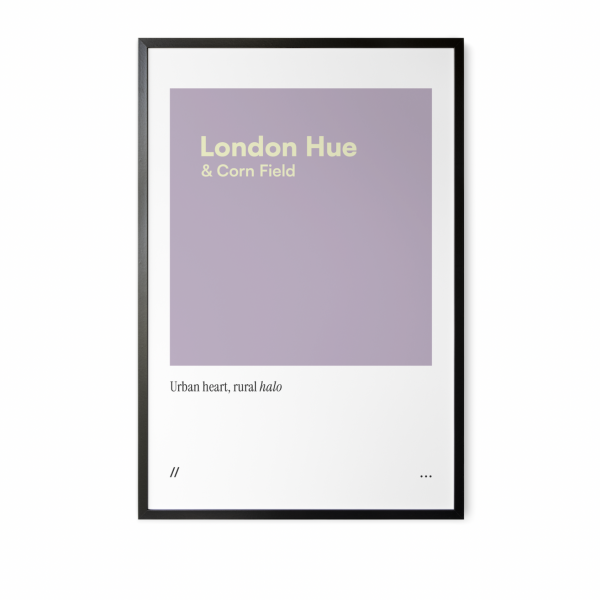 Minimal grey and soft yellow colour wall art.