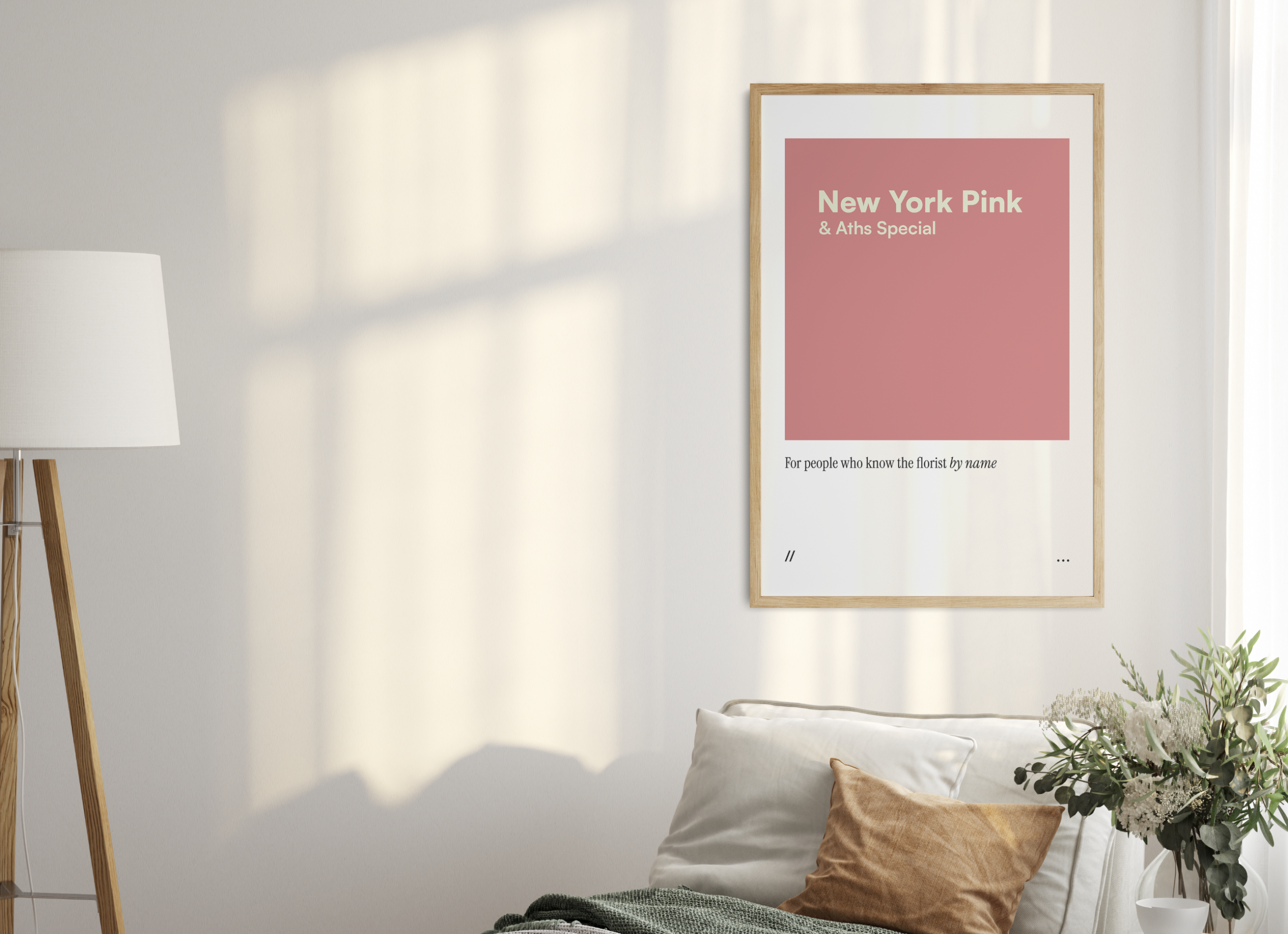 New York Pink & Aths Special // coded colour print
