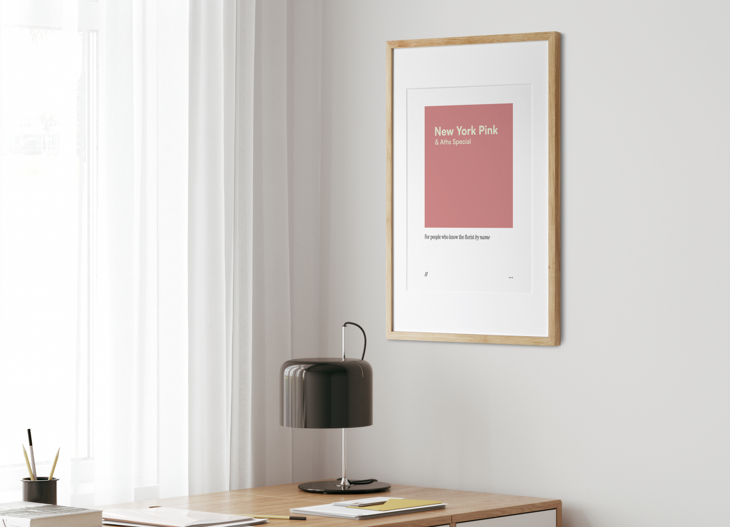 New York Pink & Aths Special // coded colour print